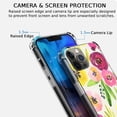 thumbnail image 3 of Summer Flower Case for iPhone 13 Pro,Aesthetic Colourful Floral Plant Case for Men Women,Unique Soft TPU Bumper Case Cover, 3 of 5