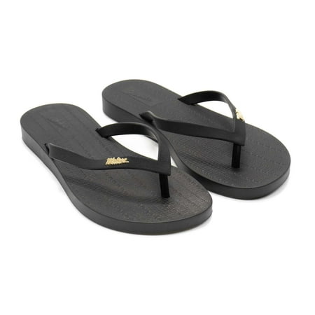 

Melissa Women s Sun Venice Flip Flops Black \ Black 7 M US