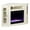 Ivory, variant on Bowery Hill Contemporary Color Changing Electric Fireplace in Cherry