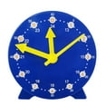 thumbnail image 1 of CM Wealth Learning Clock for Kids, Student Learning Clocks Teaching Time 12/24 Hours Geared Clock 4+Years, 1 of 9