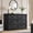 Black 6 Drawer, variant on Garderth 5/6 Drawer Dresser,Modern Chest Of Drawers,Wood Dresser TV Stand,Wide Dresser For Bedroom,Tall Dresser Storage Organizer For Living Room Hallway Entryway