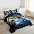 thumbnail image 2 of Manfei Fishing And Hunting Bedding Comforter Set,Lake Fish Twin Comforter Sets,Ocean Fish Bedding Set For Teens Boys,Breathable Home Decor Reversible,2-Piece, 2 of 7