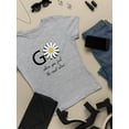 thumbnail image 3 of Go Daisies Positive Quote T-Shirt Women -Image by Shutterstock, Female Small, 3 of 4