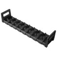 thumbnail image 4 of IBASETOY Plastic Dish Rack with Drainboard for Kitchen Counter Black Adjustable Dish Drainer Rack, 4 of 8