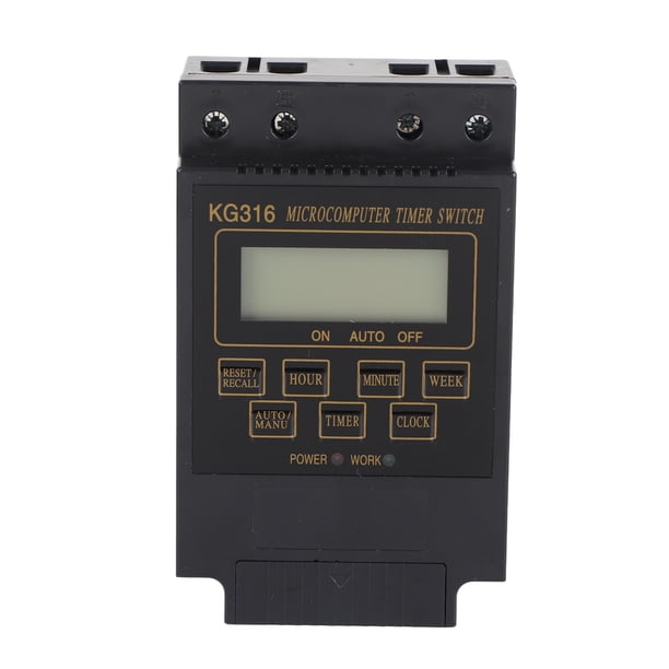 LCD Digital Timer Switch Microcomputer Control Programmable Time Relay ...