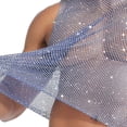 thumbnail image 3 of Alkepwun Tank Tops for Men Sparkly Sheer Sexy Mesh Rhinestone Muscle Shirts Summer Sleeveless Round-Neck Party Nightclub Top, 3 of 7
