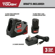 Hyper Tough 12V Cordless Cross-line Laser Level with 1.5Ah Battery and Charger