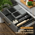 thumbnail image 7 of Large-capacity drawer-style knife organizer, suitable for storing knives in kitchen drawers., 7 of 7