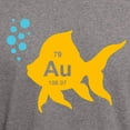 thumbnail image 3 of CafePress - Periodic Table Elemental Gold Fish Men's Classic T Shirt - Men's Fitted T-Shirt, 3 of 4