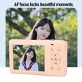thumbnail image 6 of 5K 80MP Digital Camera Dual Screen Autofocus 18x Zoom WiFi Compact Camera with Flash Light for Vlogging (3.94 in / 10 cm, Pink), 6 of 9