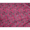thumbnail image 4 of oneOone Polyester Lycra Fabric Leaves & Floral Block Print Fabric BTY 56 Inch Wide, 4 of 4