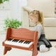 thumbnail image 5 of Teclado de piano para niños, mini piano, instrumento musical para niñas y niños que aprenden madera. Color de madera brillante, 5 of 8