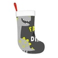 thumbnail image 2 of Naloa Cute Dinosaur Christmas Stockings Decorations, Xmas Ornaments, DIY Personalized Farmhouse Decor for Home Family Party Tree, 2 of 7