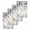 Gray Blue Beige, variant on Navy Blue Eucalyptus Kitchen Dish Towels for Drying Dishes Set of 4, Watercolor Spring Weeping Botanical Waffle Weave Microfiber Hand Tea Bathroom Towels Quick Dry & Absorbent Towel 12x12