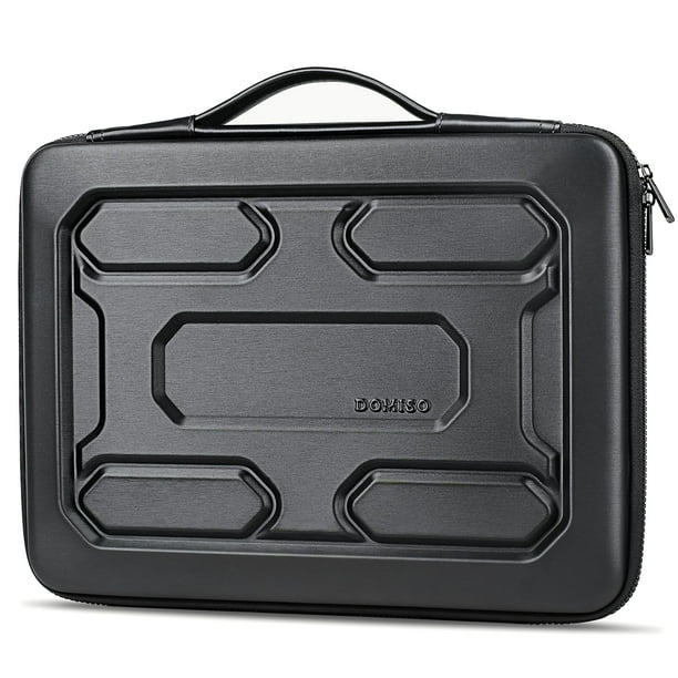 Funda impermeable para portátil DOMISO de 13,3", a prueba de golpes, negra