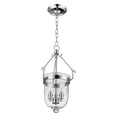 thumbnail image 5 of 5084-91 Livex Lighting Jefferson - 3 Light Chain Lantern in Traditional Style - 12 Inches wide by 25 Inches high-Brushed Nickel Finish    -Traditional, 5 of 7