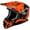Flo Orange, variant on Adult Castle X MX Helmet Off Road ATV UTV CX200 Sector DOT Approved - Turquoise - 2XL