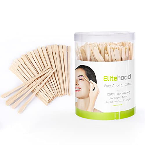 Elitehood 400 Pack Waxing Sticks Small Eyebrow Wax Sticks Wax
