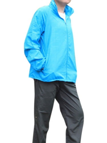 『Kawaiine』Womens Color Block Drawstring Hooded Zip Up Sports Jacket Windproof Windbreaker Zip Up Jacket with Hood