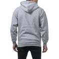 thumbnail image 1 of Pro Club Men's Heavyweight Full Zip Fleece Hoodie Heather Gray X-Large, 1 of 6