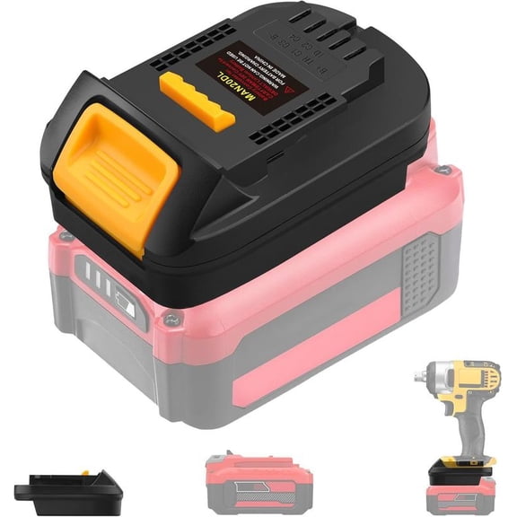 Adapter for Crafts.man V20 New 20V Lithium Battery Converts To for De.Walt 20V Battery,for De.Walt 20V Battery MAX XR Cordless Tool