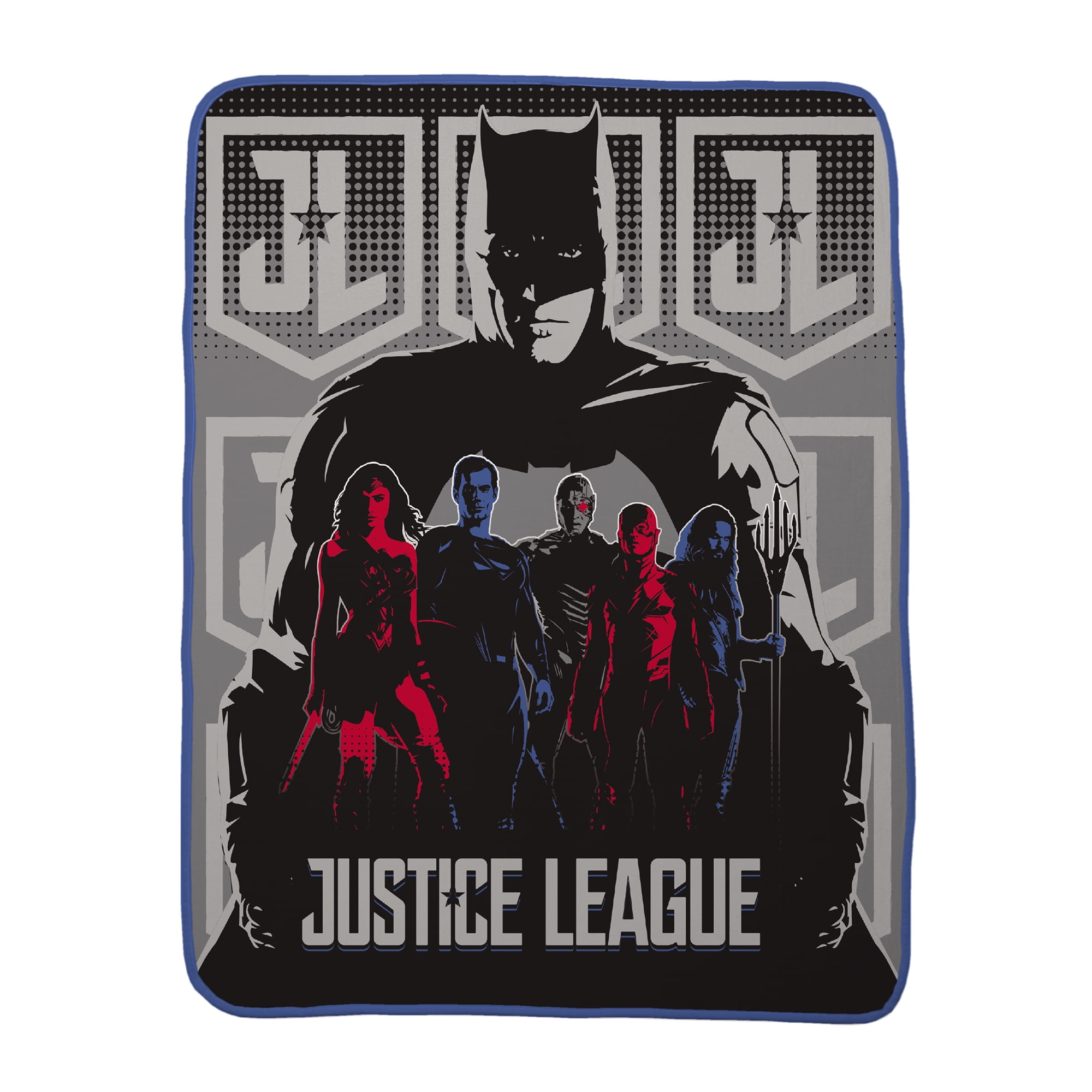 Justice League Movie Team Assembled Kids Bedding Throw 