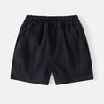 thumbnail image 5 of HCNTES Toddler Baby Boy Outfit Sets Kid Summer Clothes Short Sleeve T-shirt Elastic Waist Shorts 2 Piece Short Set Summer Pjs For 2t 3t 4t 5t 6t 7t 8t Children(G-Black,5-6 Years), 5 of 9