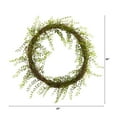 thumbnail image 2 of Nearly Natural 20" Night Willow Artificial Vine Wreath, 2 of 3