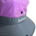 thumbnail image 6 of Muryobao Women's Ponytail Sun Hat UV Protection Foldable Mesh Wide Brim Beach Fishing Hat, 6 of 7
