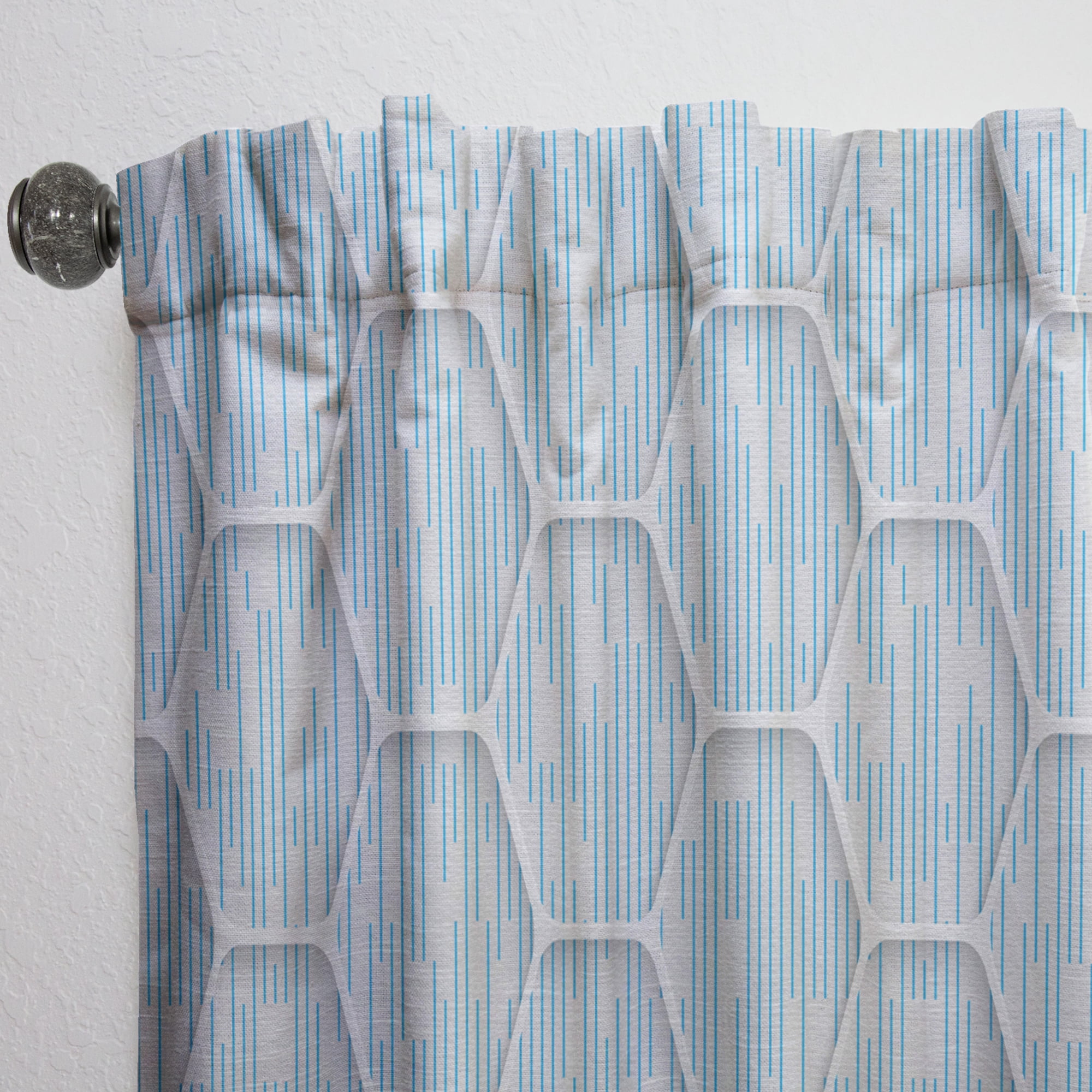 Designart 'Scandinavian Pattern V' Modern & Contemporary Curtain Panel
