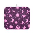 thumbnail image 2 of Pink Star Moon Sun Pattern Drying Dish Mat Quick Drying Absorbent Soft Durable for Kitchen 18" x 24", 2 of 10