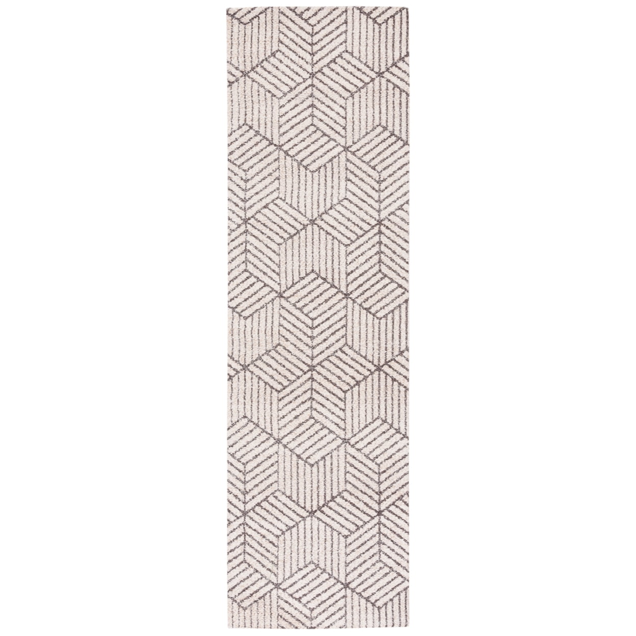 SAFAVIEH Classic Vintage Cayley Geometric Area Rug, Natural/Ivory, 9' x 12'
