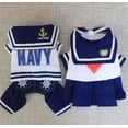 thumbnail image 1 of Sailor School Uniform for Dogs Dress Kawaii Embroidery Pet Dog Clothes Cat Small Thin Spring Summer Fashion Pet Products 2022 ShopWise Round, 1 of 10