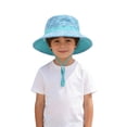 thumbnail image 6 of LJEFF Toddler Cute Cotton Fishermans Cap, Breathable Adjustable UV Protection Quick Dry 100%Cotton Blue Size 1 T, 6 of 9