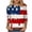 Z3-Gray-frostluinai summer tops, variant on American Flag T Shirt Women 4th of July 3/4 Sleeve Tops Crew Neck USA Star Stripes Fourth July Tee Shirts Independence Day