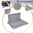 thumbnail image 6 of CarpNettore Dog Potty Tray Training Toilet with Wall Column Removable Pee Pad Holder Dog for White Gray, 6 of 9