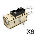 thumbnail image 1 of 6x Kit de Modelo de Película Portátil de Bricolaje, Juguete Educativo de Física, Rompecabezas de Madera 3D de Aprendizaje, Proyectos de Experimentos 6 piezas, 1 of 8