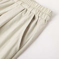 thumbnail image 7 of SJLDQY Girls Cargo Pants Casual Elastic Drawstring Waist Baggy Pants for Girls Straight Fit Pants with Pockets, 7 of 7