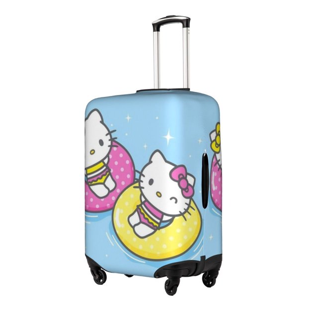 Hello Kittys Funda De Equipaje De Viaje Lavable Divertida De Dibujos Animados Protector De Maleta Compatible Con De 18 A 32 Pulgadas huangjie unisex