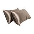 thumbnail image 4 of PFDDRW Soli d Color Satin Pillowcase Hair Skin Silk Pillow D6P4 Case 2pcs P0T0, 4 of 8