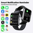 thumbnail image 3 of LAATIKUI F300 smart watch, Bluetooth GPS men and women sports outdoor waterproof mode, 2.1-inch fitness exercise tracker, call/smart reminder, 3 of 25