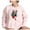 Pink a, variant on IROINNID Christmas Sweatshirts for Women Crewneck Pink Pullover Long Sleeve Casual Pullover Loose Sweatshirt,Pink