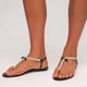 thumbnail image 4 of Zapatos casuales de moda de verano para la playa para mujer, pantuflas de tacón plano con lazo de cuentas de perlas, sandalias de Color sólido, chanclas Wmkox8yii  shjk7874, 4 of 8