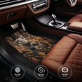 thumbnail image 4 of Cauagu Cute Fallen Leaf Koala Pattern Car Floor Mat Set of 4,Car Carpet Mats Car Mats with Anti-Slip Backing & Driver Heel Pad Universal Fit for Cars/Trucks/SUV/Vans, 4 of 6