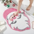 thumbnail image 2 of Qocolhg Indoor Outdoor Christmas Decorations Clearance! Irregular Santa Claus Shape Area Rug Indoor Non-Slip Machine Washable Rug Non-Shedding Mat For Bedroom Living Room Office Nursery Home Decor, 2 of 9