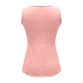 thumbnail image 5 of Women Tank Tops BWASD Slim Fit Deep V Neck Solid Color Sleeveless Camisole Sleeveless Basic Layering Shirts Going Out Top Pink S-XXL, 5 of 7