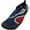 Navy-Red, variant on Norty Young Men's Aqua Water Shoes Quick-Dry, Non-Slip, & Secure Fit for Water Adventures