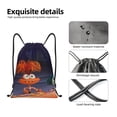 thumbnail image 4 of Pofeuu inside out 2 Sac à Cordon Résistant à l'Eau 210D Design Pliable Compact Essentiels de Voyage Gym Yoga Léger Sac à Main-Moyen, 4 of 6