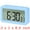 Blue, variant on Unique Bargains Small Loud Alarm Clock Battery Operated Desk Clock White