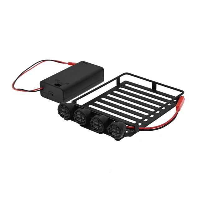 Bewildely Portaequipajes de techo de coche con Control remoto, soporte de transporte de automóvil, suministros de reparación de repuesto Kits de construcción modelo